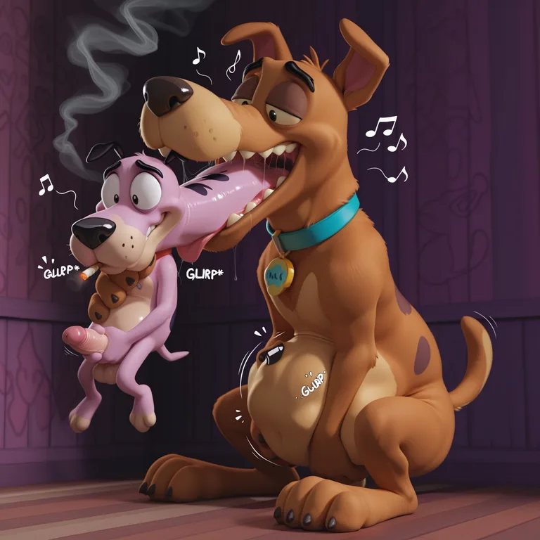 Courage the Cowardly Dog: Stoned Anthro in Surreal Musical Scene