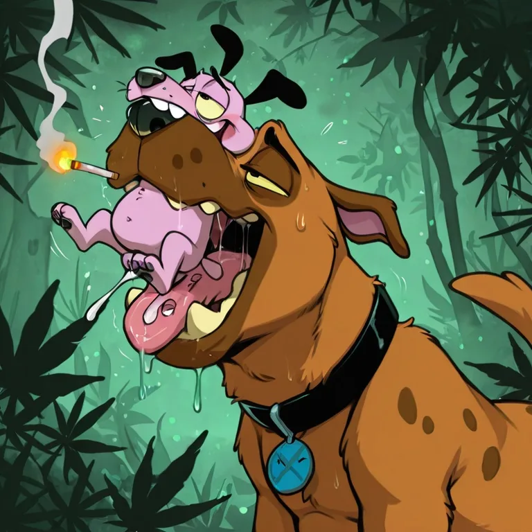 Courage the Cowardly Dog Stoned Nude Encounter
