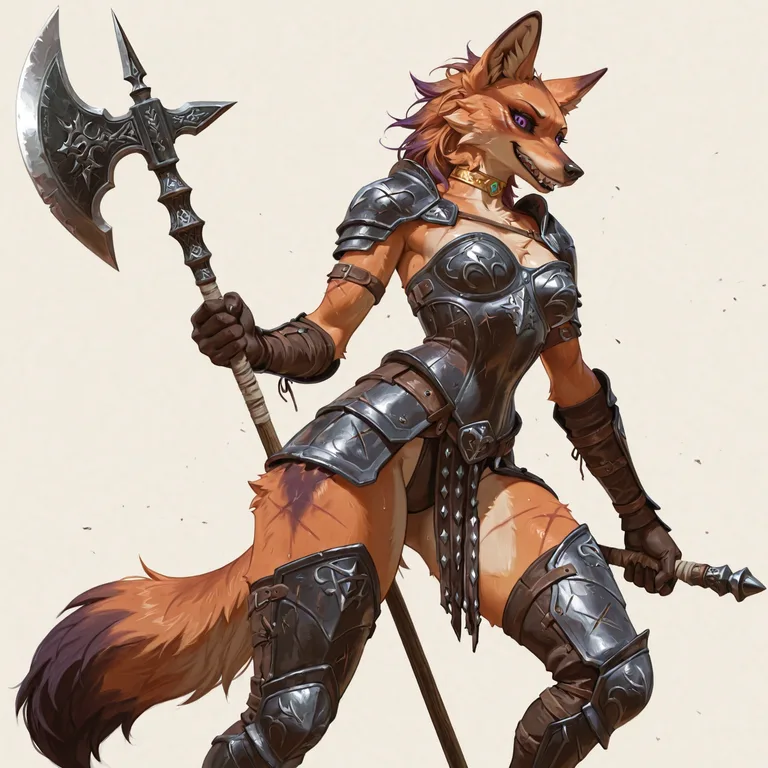 Battle-Ready Maned Wolf Warrior