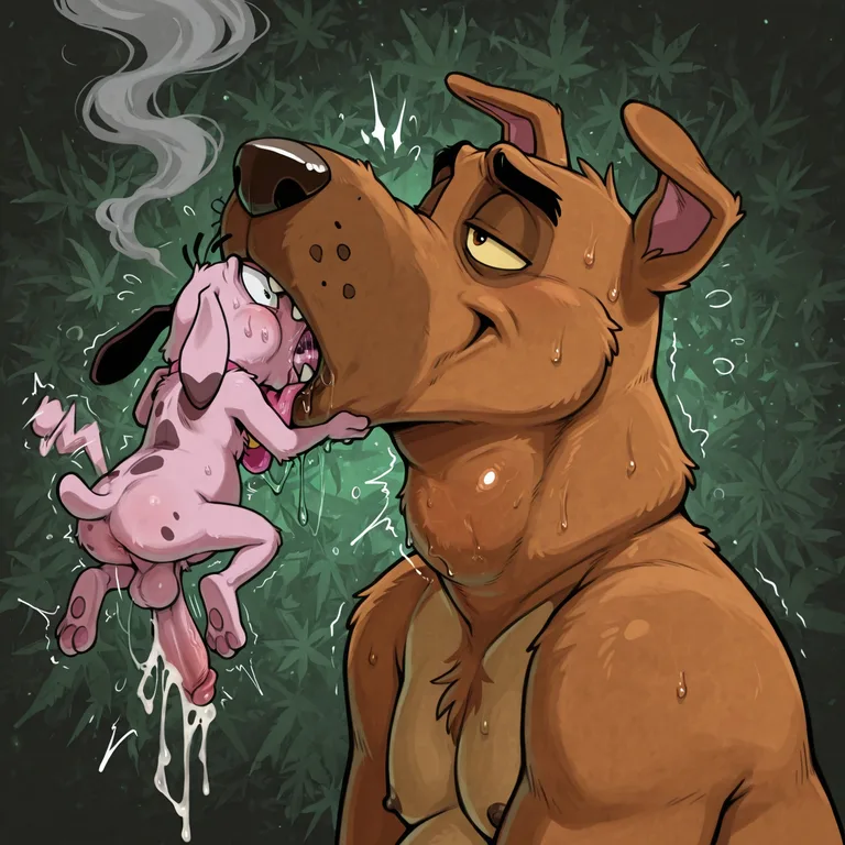 Courage the Cowardly Dog Stoned Nude