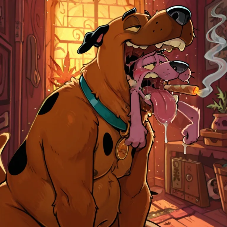 Courage the Cowardly Dog Stoned Nude Scene
