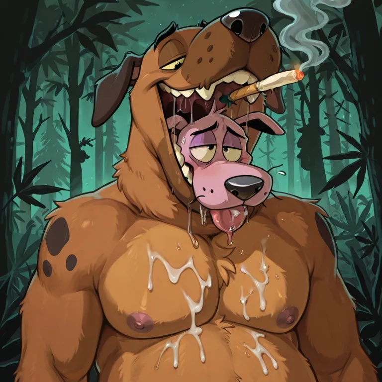 Courage the Cowardly Dog Anthro Vore Scene Marijuana