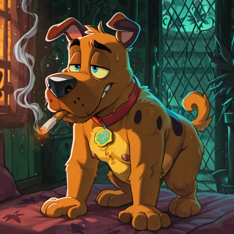 Courage the Cowardly Dog Stoned and Seductive Male