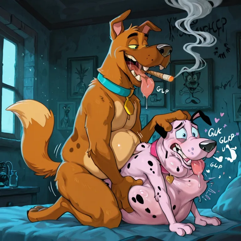 Courage the Cowardly Dog Toony Orgy