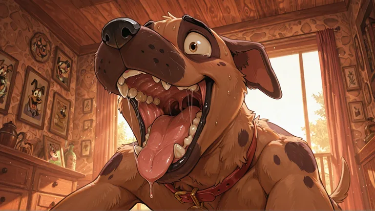 Courage the Cowardly Dog Swallowing Whole