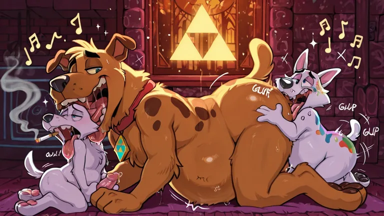 Courage the Cowardly Fox in Surreal Adventure