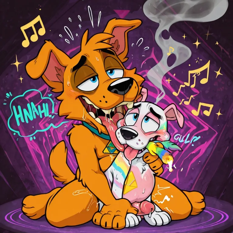 Courage the Cowardly Fox Trippy Vore Scene