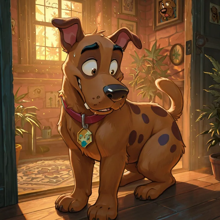 Courage the Cowardly Dog and Scooby Doo Smoking Weed