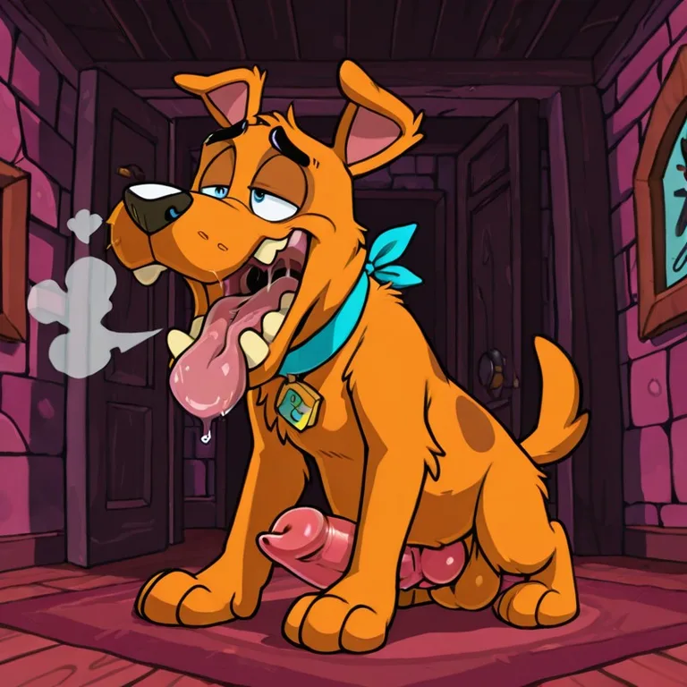 Courage the Cowardly Dog Stoner Portrait Male