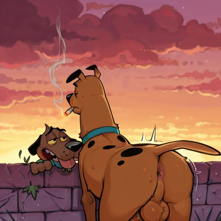 Toony Courage the Cowardly Dog Stoner Scene