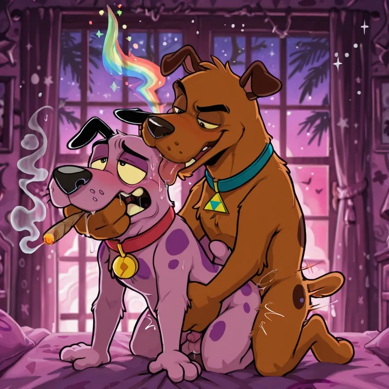 Courage the Cowardly Dog Gay Stoner Seduction