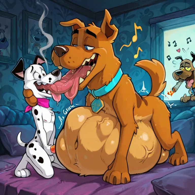 Courage the Cowardly Fox Gay Vore Orgy