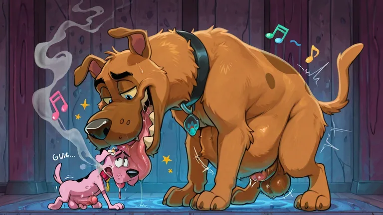Courage the Cowardly Dog Character Art