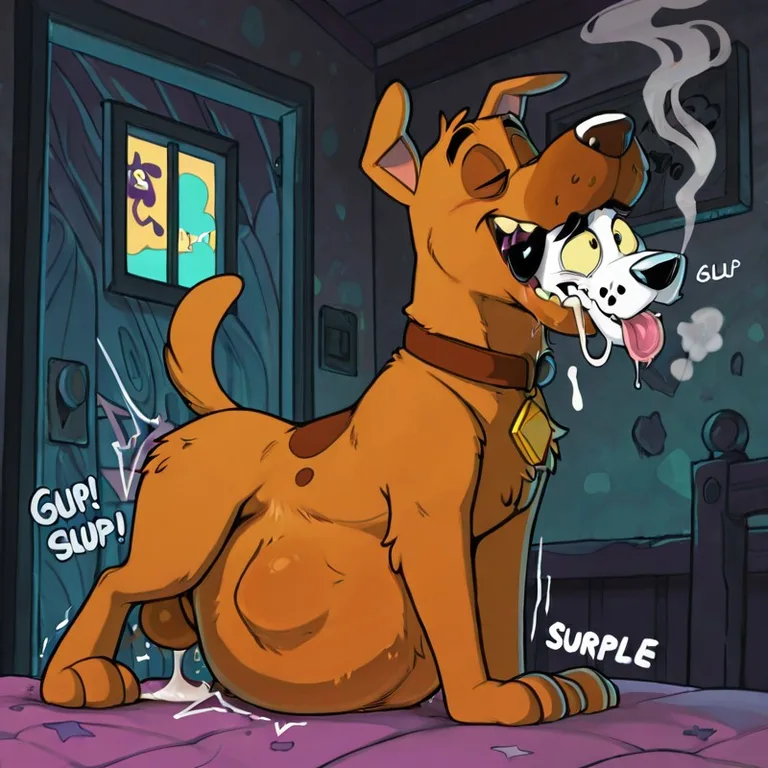 Courage the Cowardly Dog Vore Scene Male Predator/Prey