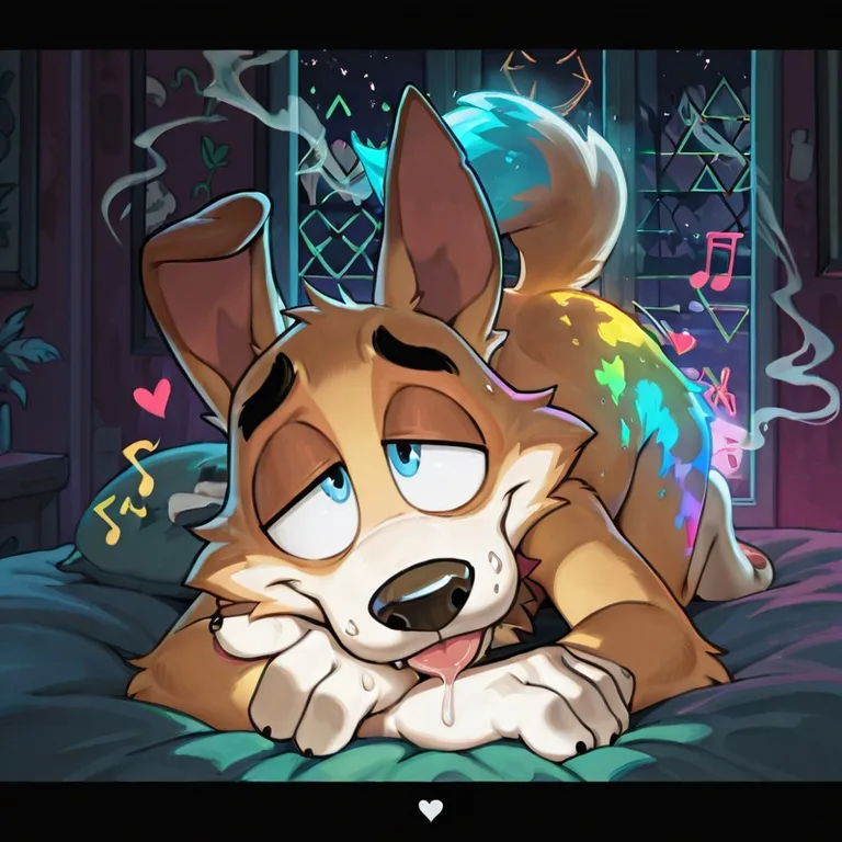 Courage the Cowardly Dog Stoner Furry Art