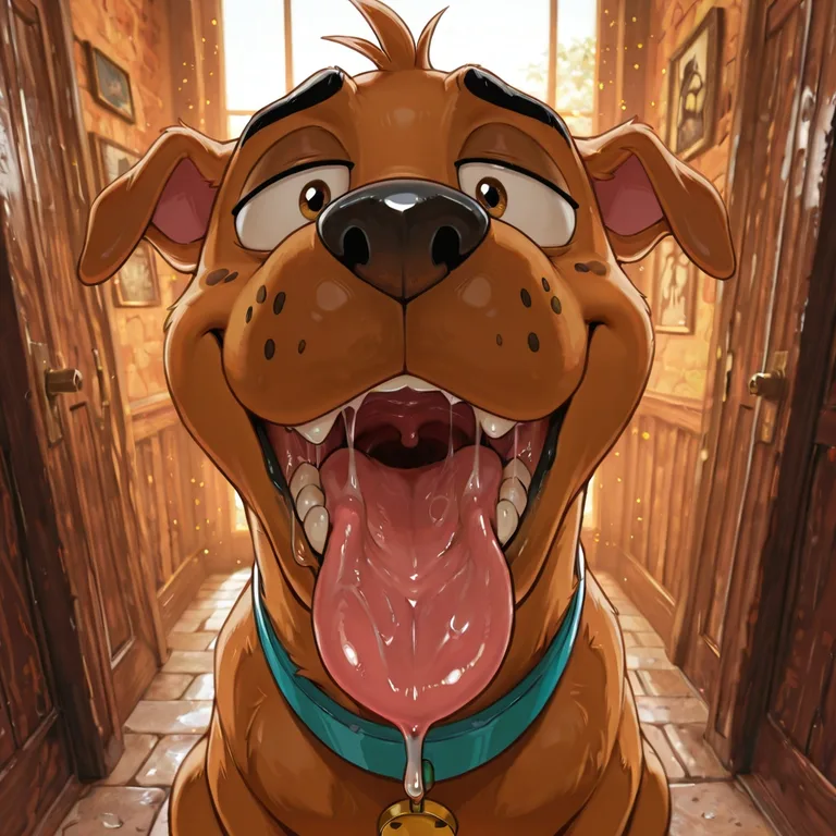 Scooby Doo and Courage in Vore Scene