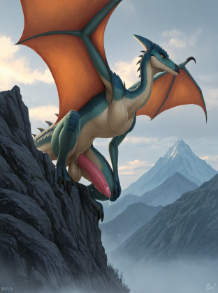 Pteranodon on Mountain Peak