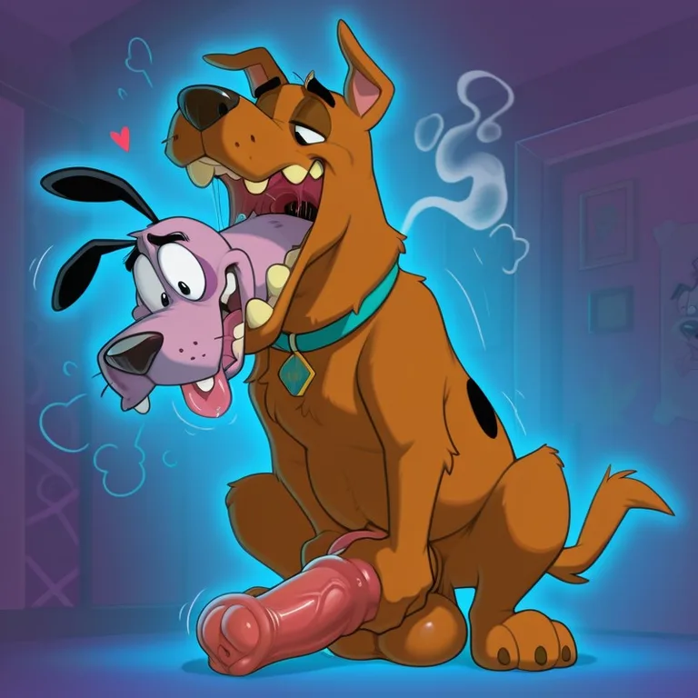 Courage the Cowardly Dog Stoner Portrait