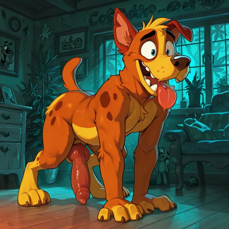 Courage the Cowardly Dog: Stoned and Stoner Anthro Canine