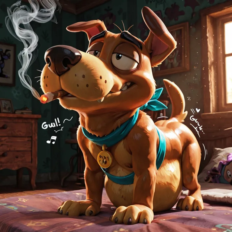 Courage the Cowardly Dog Stoner Scene Coming To Life