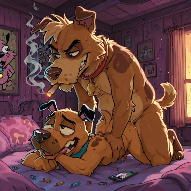 Courage the Cowardly Dog Stoner Meme
