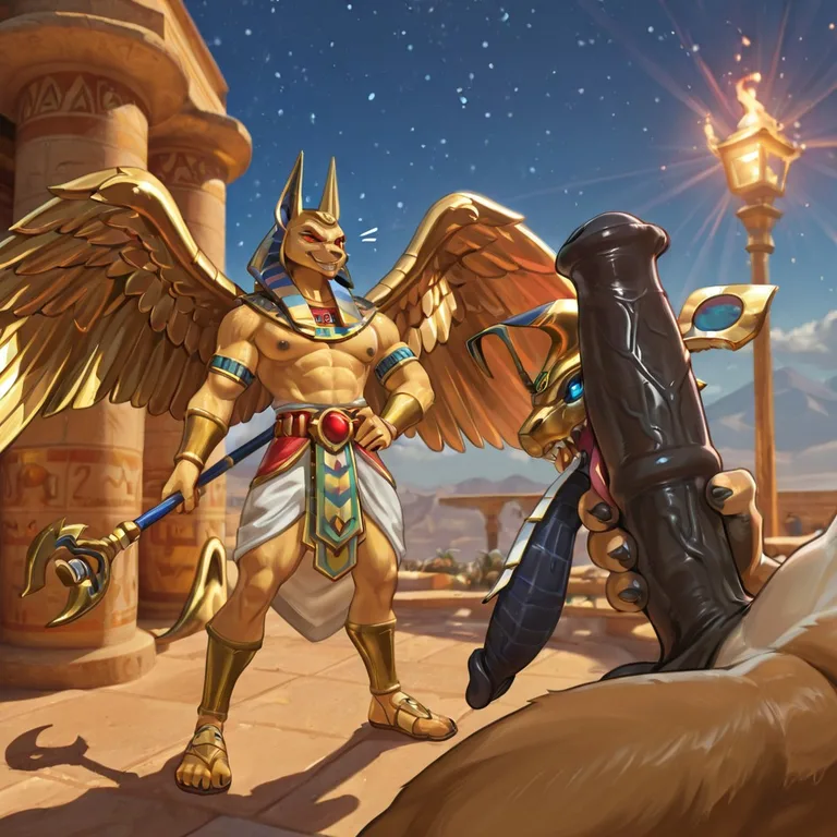 Set Deity Red Eyes Grin Smile, Set Smite, Set Species