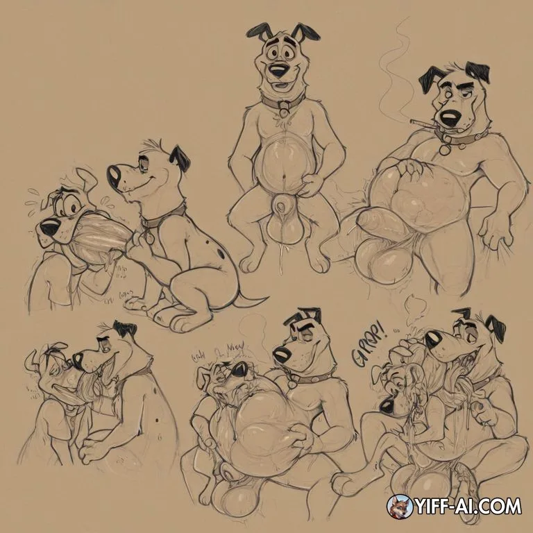 Courage the Cowardly Dog: Deep Throat Swallowing Scene
