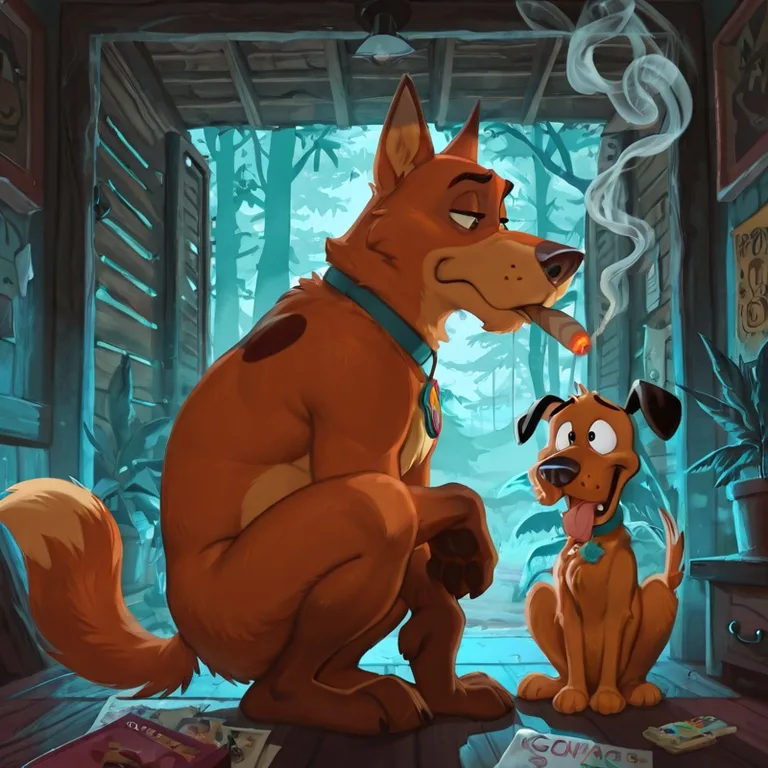 Courage the Cowardly Dog Stoned Adventure Anthro