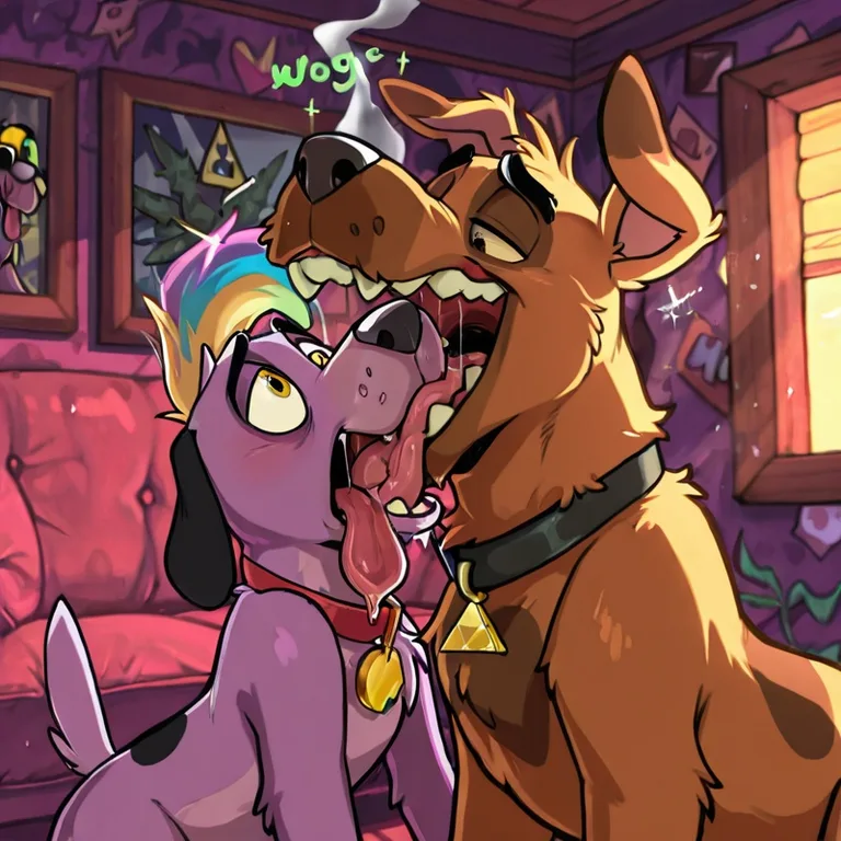 Courage the Cowardly Dog and Scooby Doo Stoner Scene