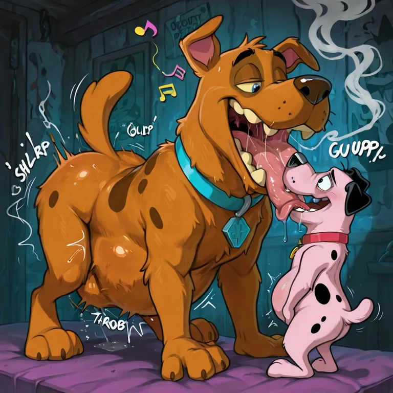 Courage the Cowardly Dog in Wild Group Romp