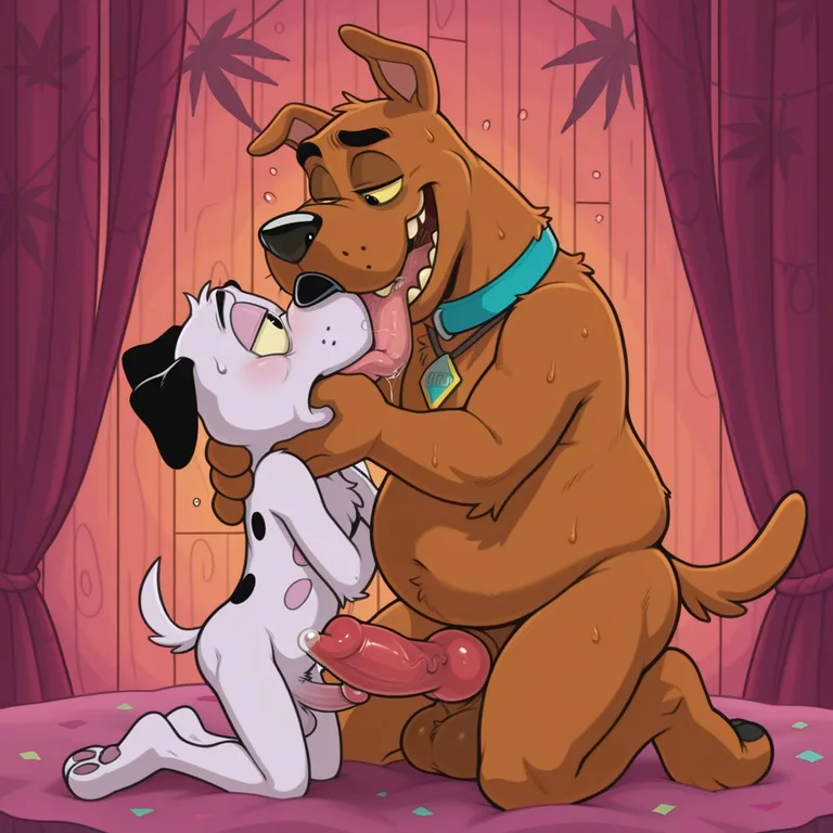 Two Canine Friends Sharing a Quiet Meadow