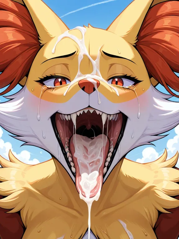 A Delphox's Overwhelmed Moment