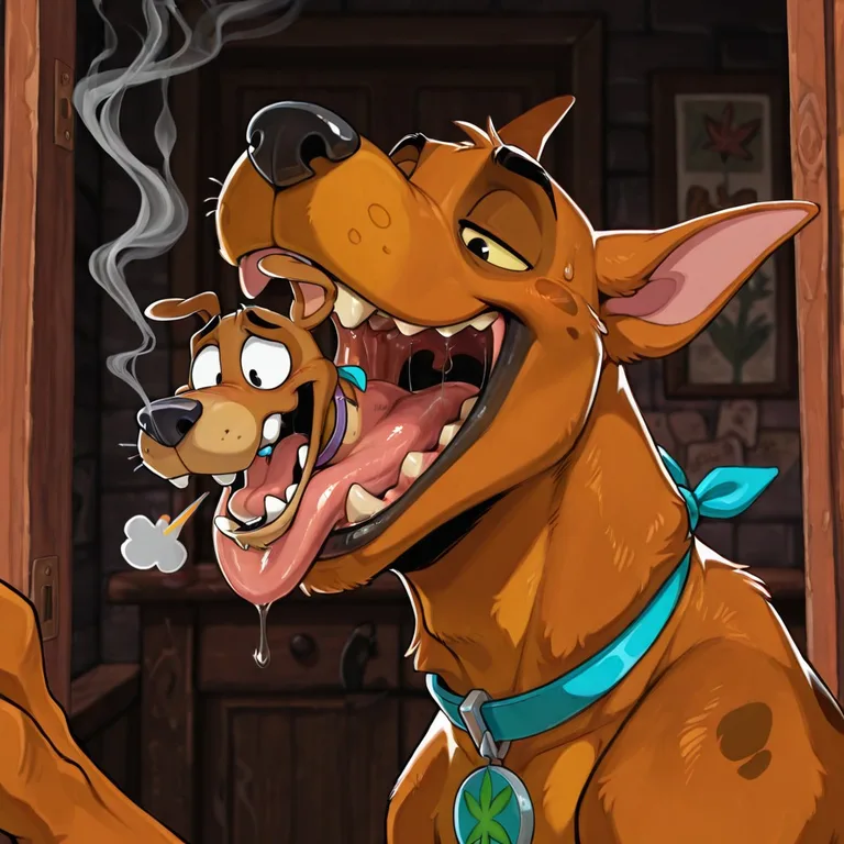 Scooby Doo Consumes Courage the Cowardly Dog Whole