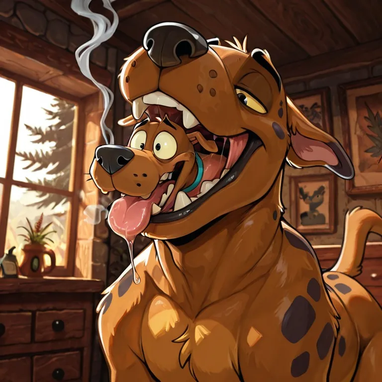 Scooby Doo Swallows Courage the Cowardly Dog Duo