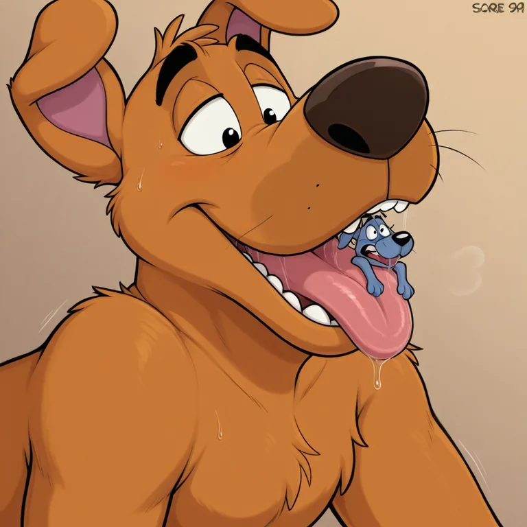 Courage the Cowardly Dog with Scooby-Doo
