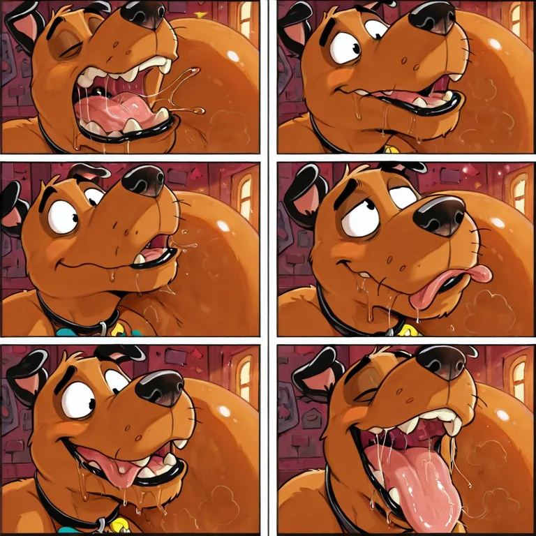 Scooby Doo and Courage the Cowardly Dog Post-Vore Scene