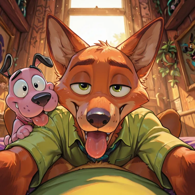 male, courage the cowardly dog, Scooby-Doo, nick wilde, gay,