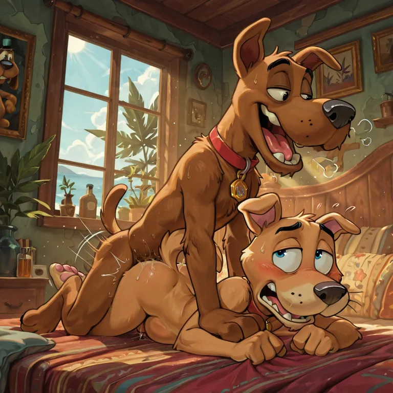 Furry Fox Character in 90s Cartoon Style