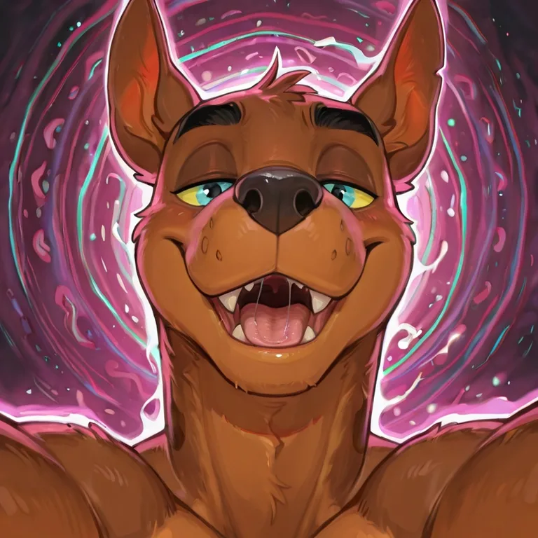 Scooby Doo Hypnotizing Viewer with Serpentine Gaze