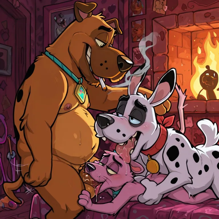 Courage the Cowardly Dog Stoner Moment Male