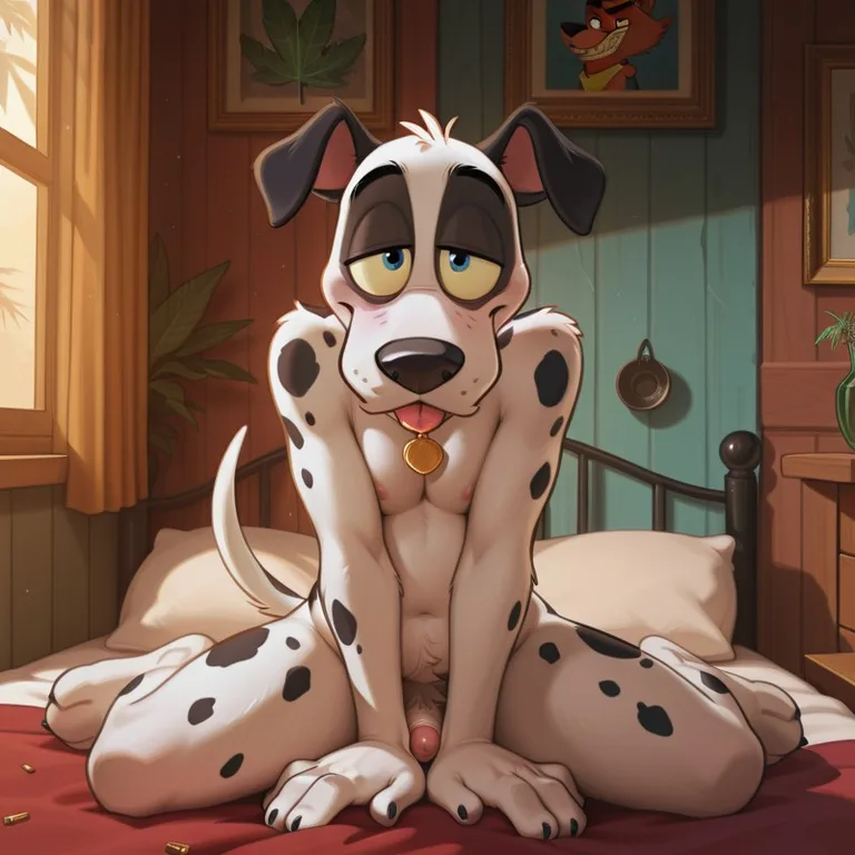 Courage the Cowardly Dog Stoner Dalmatian