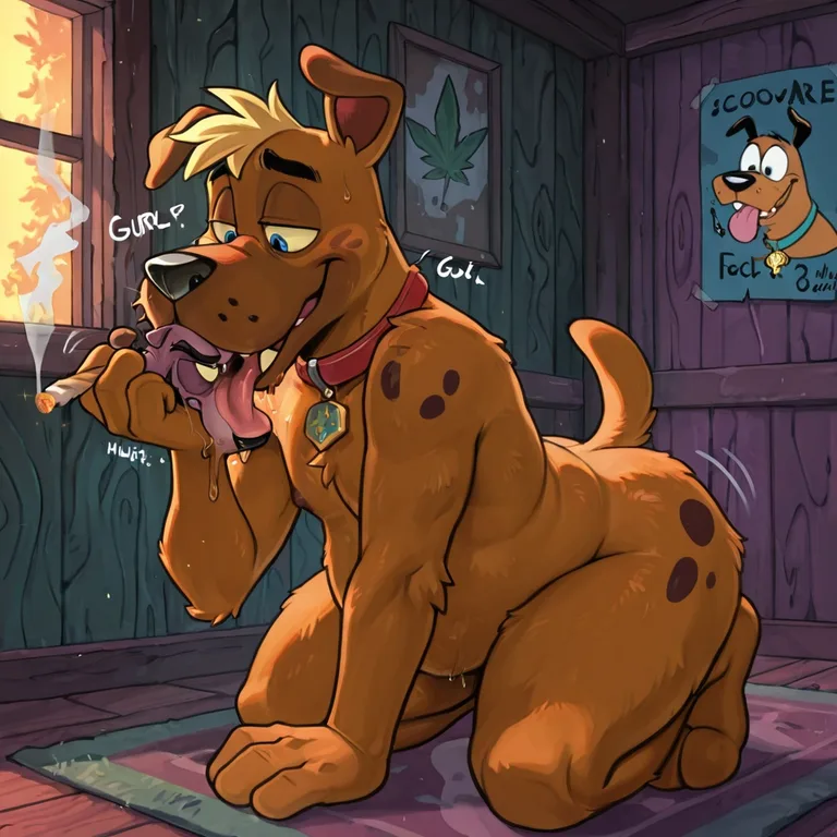 Courage the Cowardly Dog Anthro Seductive Male