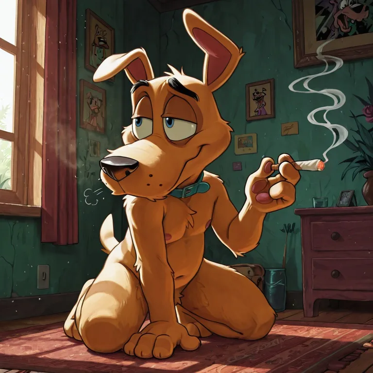 Courage the Cowardly Dog Stoner Toon
