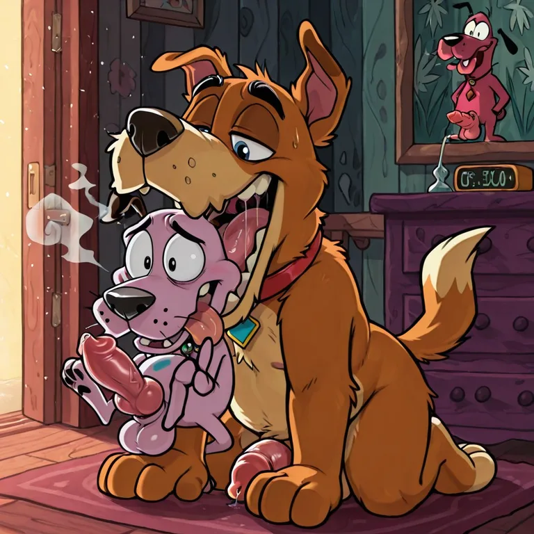Courage the Cowardly Dog Stoner Portrait