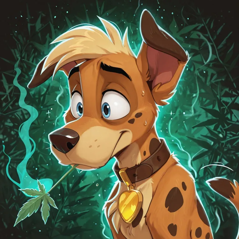 Courage the Cowardly Dog as Stoner Scooby Fox