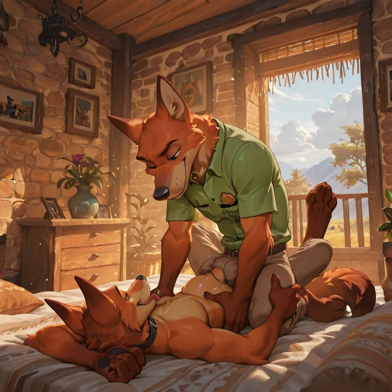 Detective Nick Wilde and Scooby Doo