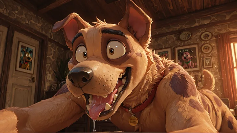 Courage the Cowardly Dog, Open Mouth Vore Scene