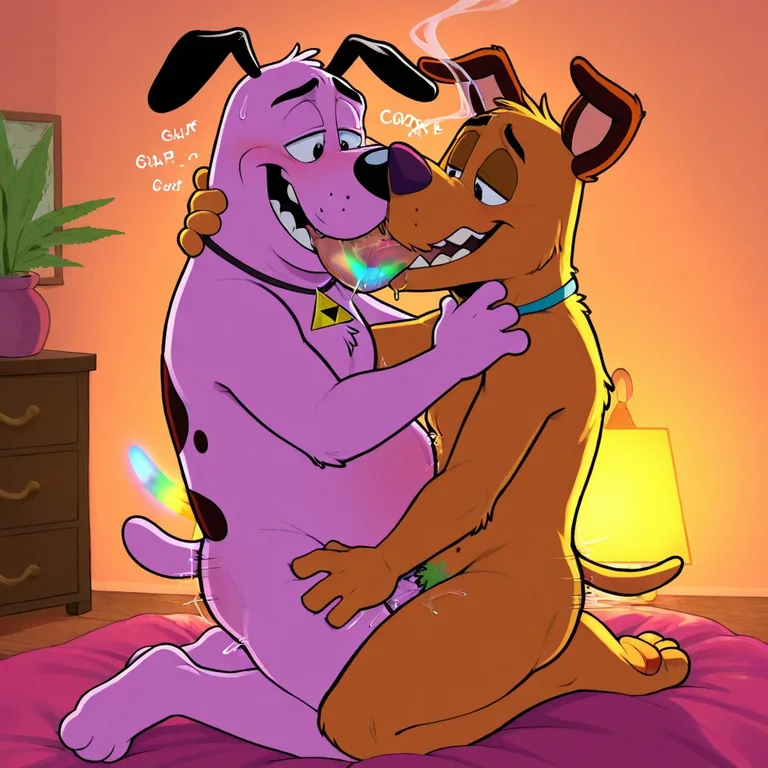 Courage the Cowardly Dog Engaging in Intense Vore