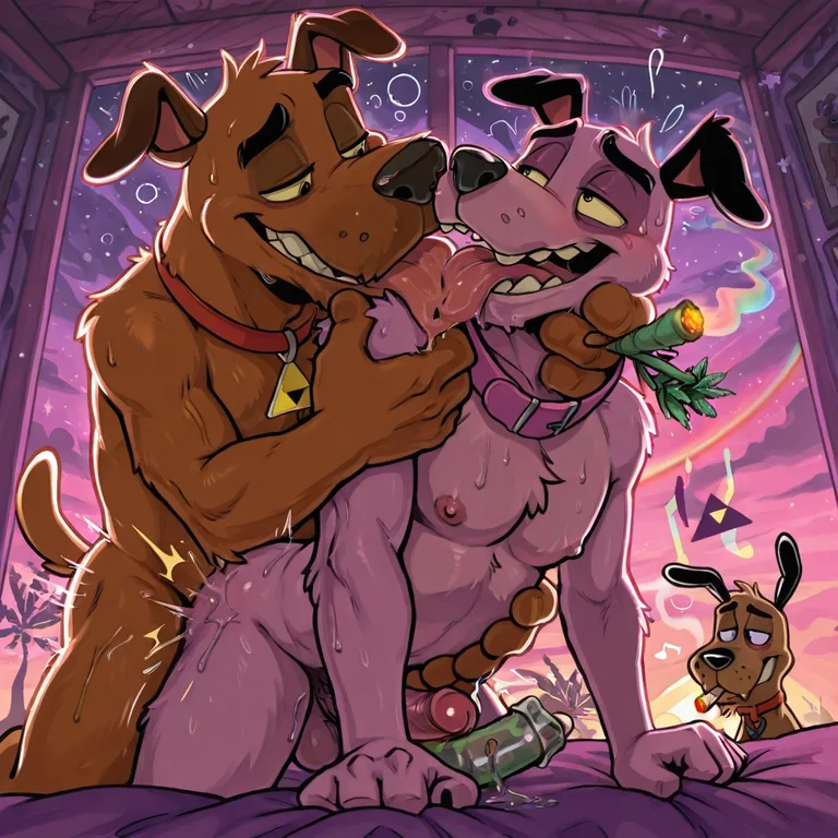Courage the Cowardly Dog Gay Stoner Moment