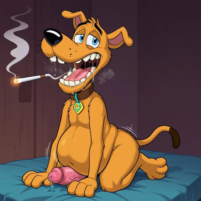 Courage the Cowardly Dog: Neon Rainbow Vore Orgy